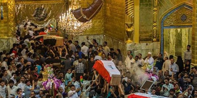 Foto: Irak’ta Şehid Edilen 48 Polisin Cenaze Merasimi Yapıldı