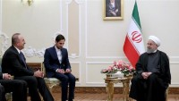 İran Cumhurbaşkanı Hasan Ruhani, Türkiye Dışişleri Bakanını Kabul Etti