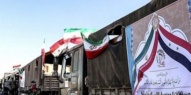 İran’ın yardım konvoyu Halep’e ulaştı