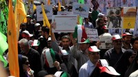İran Genelinde Cuma Namazı Sonrası Suudi, ABD ve İsrail Aleyhinde Geniş Katılımlı Gösteriler