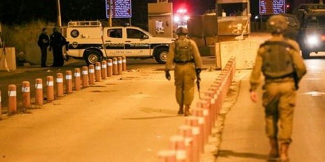 Siyonist İsrail güçlerine ateş açılması sonucu bir asker yaralandı