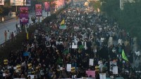 Pakistan’da Suudi rejimi karşıtı gösteri düzenlendi