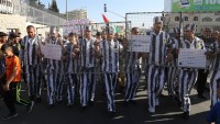Terör Rejimi İsrail’den Batı Şeria’daki yürüyüşe müdahale: 4 gazeteci yaralı
