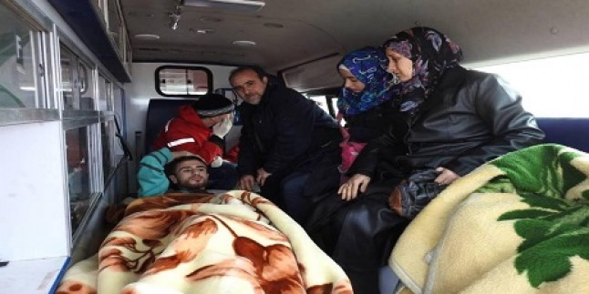 Keferya ve Fua Bölgesindeki 18 Yaralı Ve Hasta Lazkiye’de Hastanelere Taşınarak Tedavi Altına Alındı