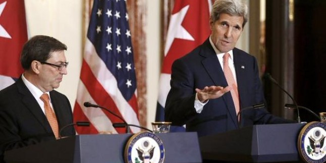 ABD ve Küba dışişleri bakanları ortak basın toplantısı düzenledi