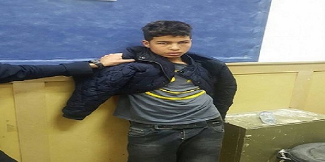 Siyonist İsrail Askerleri Kudüs’te Filistinli Bir Çocuğu Gözaltına Aldı