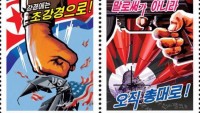 Kuzey Kore, ABD uçağı ve Beyaz Saray’ın hedef alındığı pullar bastırdı