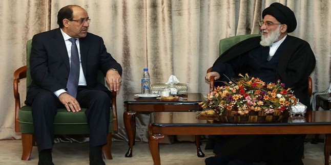 Nuri el’Maliki, Ayetullah Mahmud Haşimi Şahrudi ile görüştü