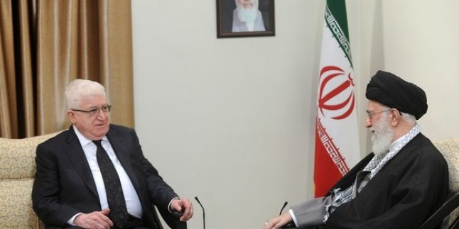 İmam Ali Hamaney, Irak Cumhurbaşkanı Masum’u kabul etti