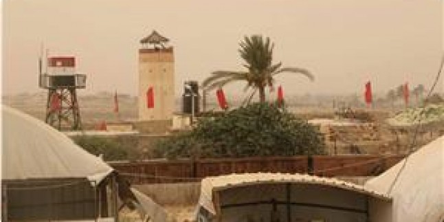 Mısır ordusu, Gazze sınırına kırmızı bayraklar astı