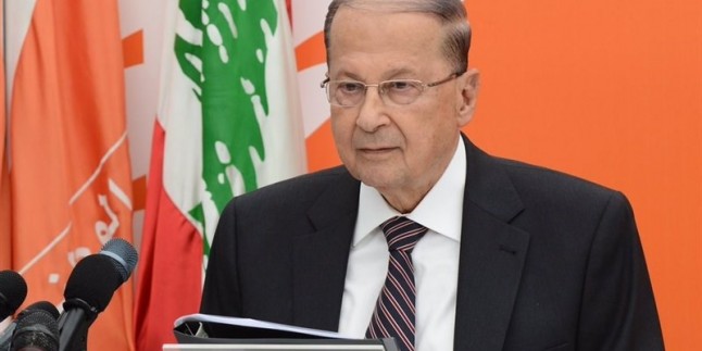 Lübnan Cumhurbaşkanı Mişel Avn: BM, İsrail’in Lübnan Sınırındaki Tacizlerini Engellemelidir
