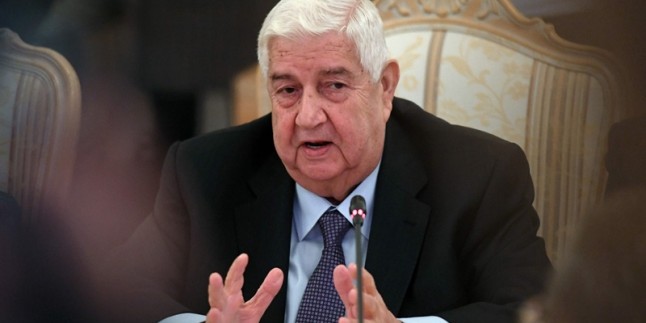 Suriye Dışişleri Bakanı: Halep’teki teröristlerin üç seçeneği var