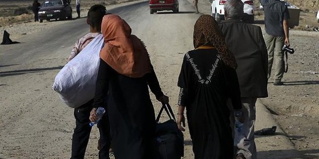 Musul’da 16 bin sığınmacı kampa yerleşti