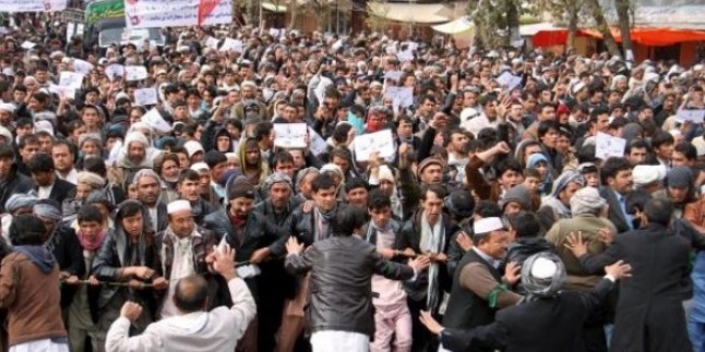 Afganistan’da IŞİD protestosu