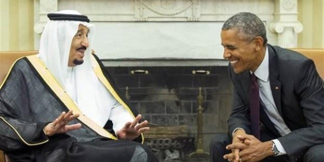 ABD Başkanı, Suudi Arabistan Kralı ile görüştü