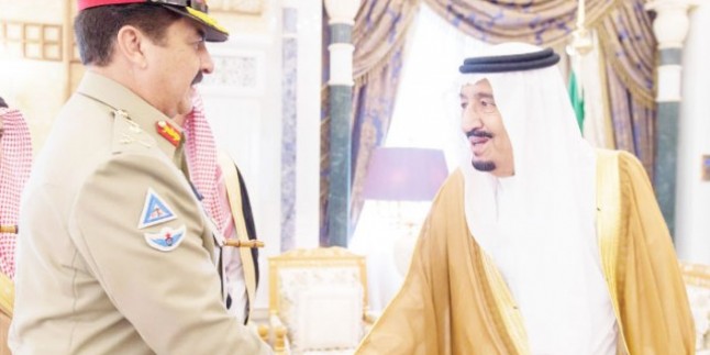 Pakistan genelkurmay başkanı Suudi Arabistan’a gitti