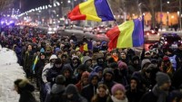 Romanya’da af protestosu