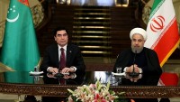 İran ve Türkmenistan cumhurbaşkanları ortak basın toplantısı düzenledi
