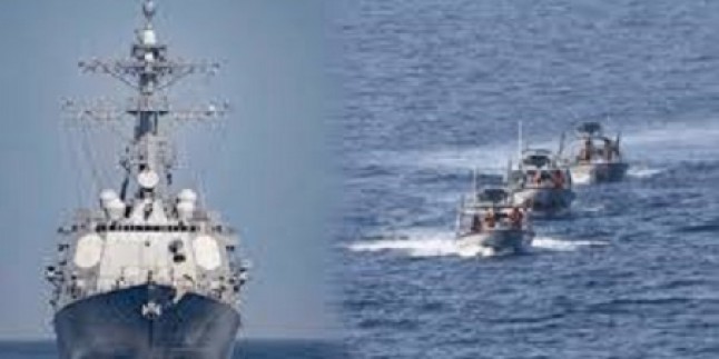 İran Savaş Gemisi ‘‘ABD Uçak Gemisine’’ Rota Değiştirtdi