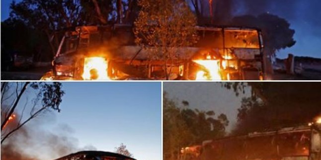 Gazze Direnişçileri Siyonist Askerleri Taşıyan Otobüsü Kornet Tipi Güdümlü Füzeyle Vurdu: 2 Siyonist Öldü, 5 Yaralı