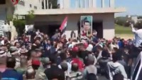 Teröristleri Kovan Hama Sakinleri, Suriye Ordusunu Coşkuyla Karşıladı