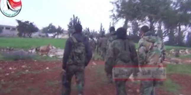 Suriye birlikleri, teröristlere karşı ilerliyor