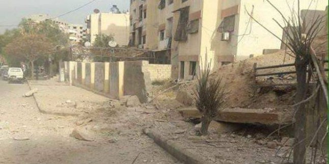 Tekfirci Teröristler Şam’da Hastaneye Füzelerle Saldırdı