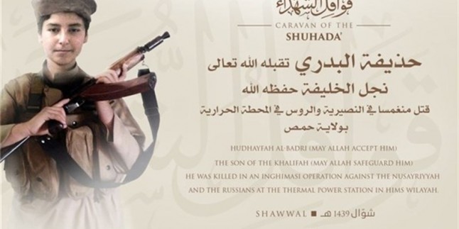 IŞİD’in lideri Bağdadi’nin oğlu öldürüldü