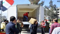 Suriye Hükümetinin Desteğiyle Filistinli Mültecilere Gıda ve Tıbbi Yardım Dağıtıldı