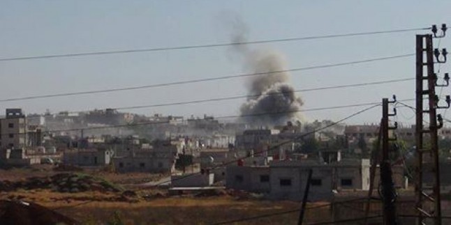 Teröristler Şam ve Hama Kırsalını Füzelerle Vuruldu