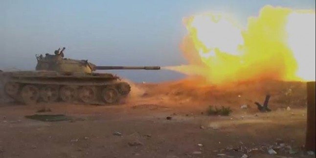 Suriye ordusu, Kunaytra kırsalında teröristlerin mevkilerini yoğun top ateşine tuttu
