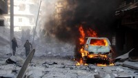 Halep’teki teröristler sivil halka bomba yağdırdı