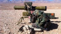 Suriye Ordusu Teröristlere Ait 2 Zırhlı Araç İmha Edildi