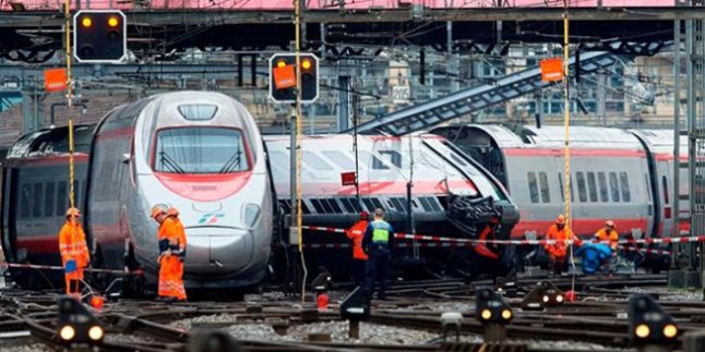 İsviçre’de tren kazası