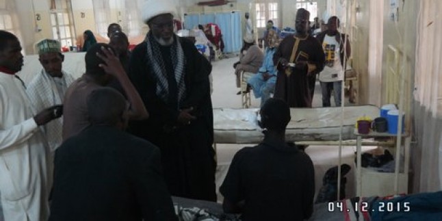 Şeyh Muhammed Turi, Nijerya’da yaralanan müslümanları ziyaret etti