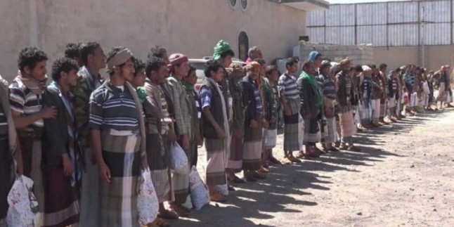 Yemen ordusu, esirlerin karşılığında 19 mahkumu serbest bıraktı