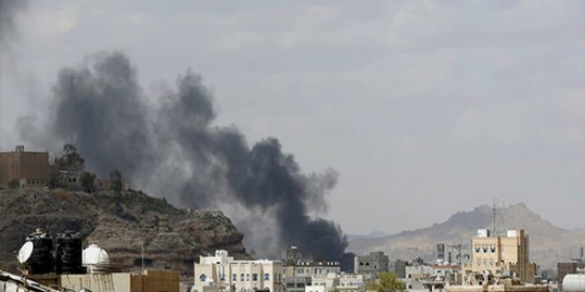 Suud Rejimine Bağlı Uçaklar Yemen Halkını Bombalamaya Devam Ediyor