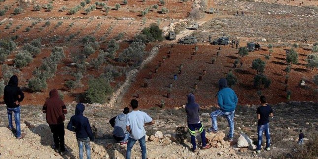 Yahudi Yerleşimciler Nablus’un Güneyinde Filistinlilerin Evlerine Saldırdı