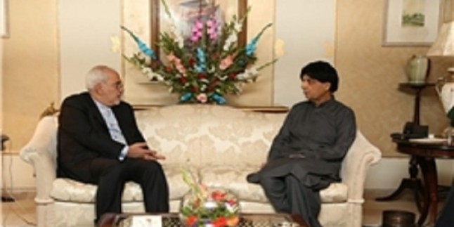 İran Dışişleri Bakanı Zarif, Pakistan İçişleri Bakanı’yla görüştü