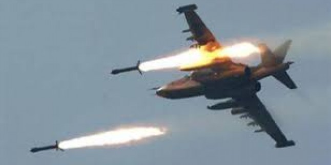 Irak savaş uçakları, Terör örgütü DEAŞ’ın Suriye’deki mevzilerini bombaladı