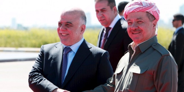Haydar İbadi, Barzani ve Talabani ile görüştü